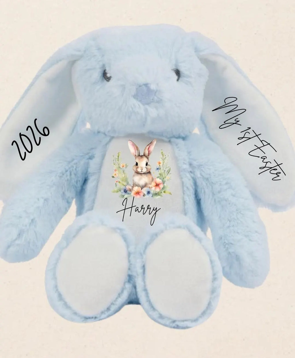 Personalised Plush Bunny First Easter gift