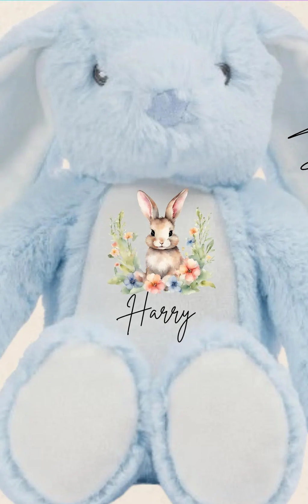 Personalised Plush Bunny First Easter gift