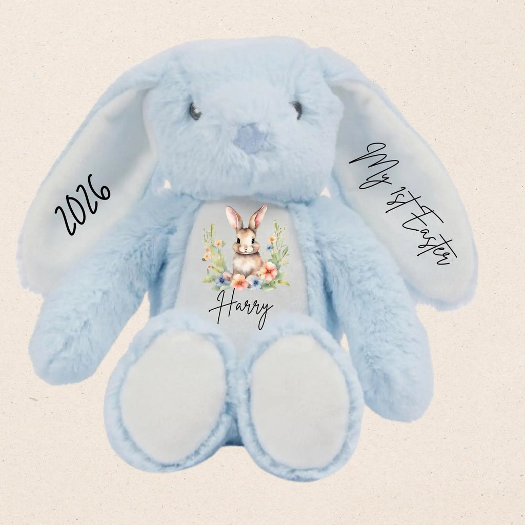 Personalised Plush Bunny First Easter gift