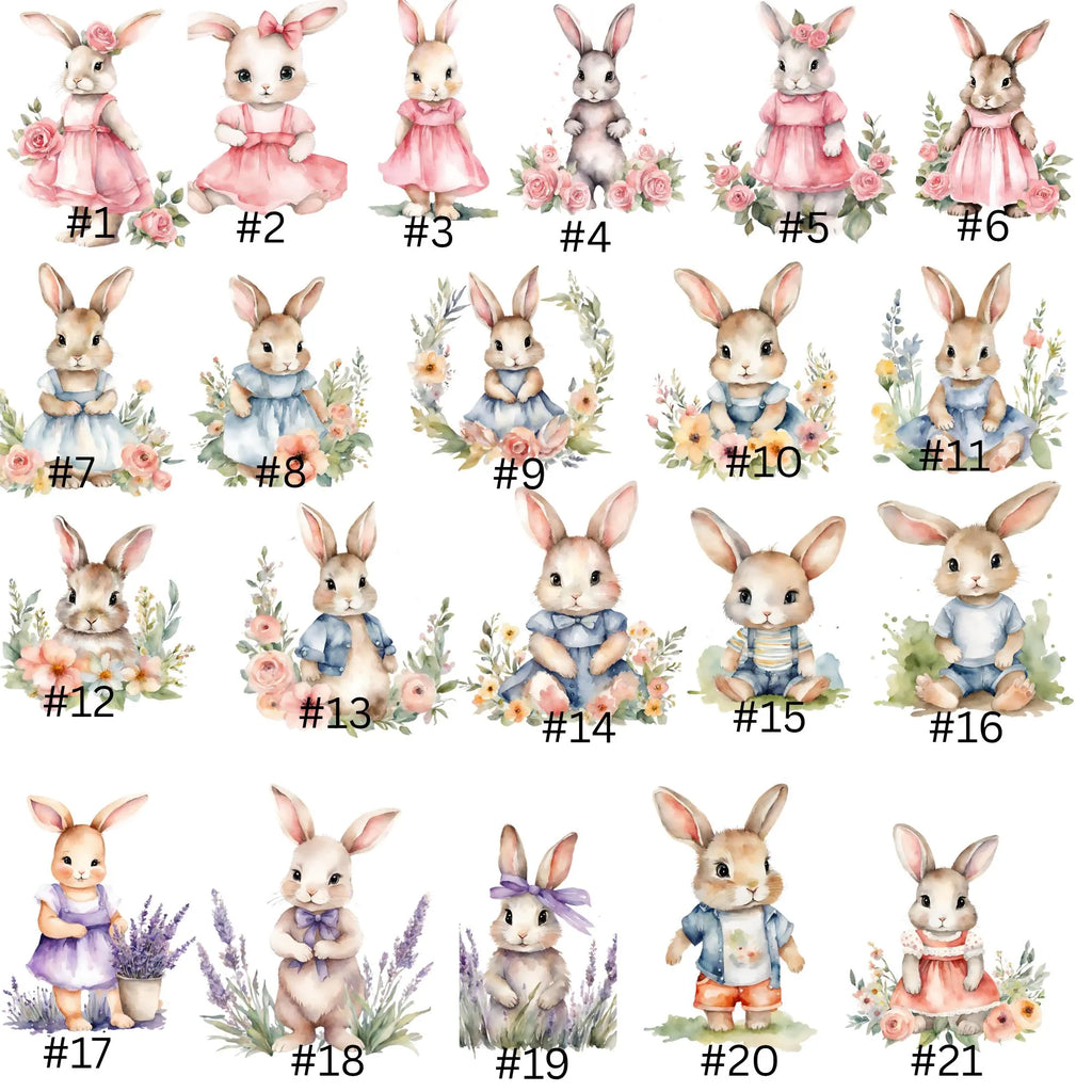 Personalised Plush Bunny First Easter gift