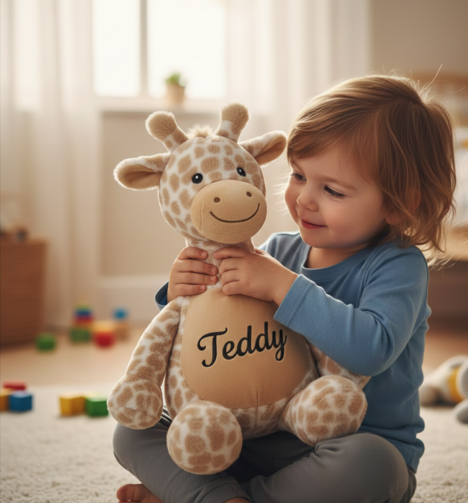 Personalised Giraffe Soft Toy